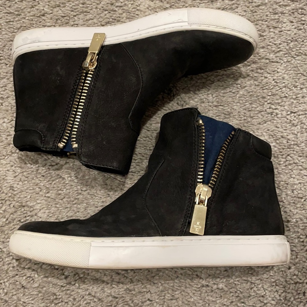 ✨ kenneth cole leather zip up shoes.